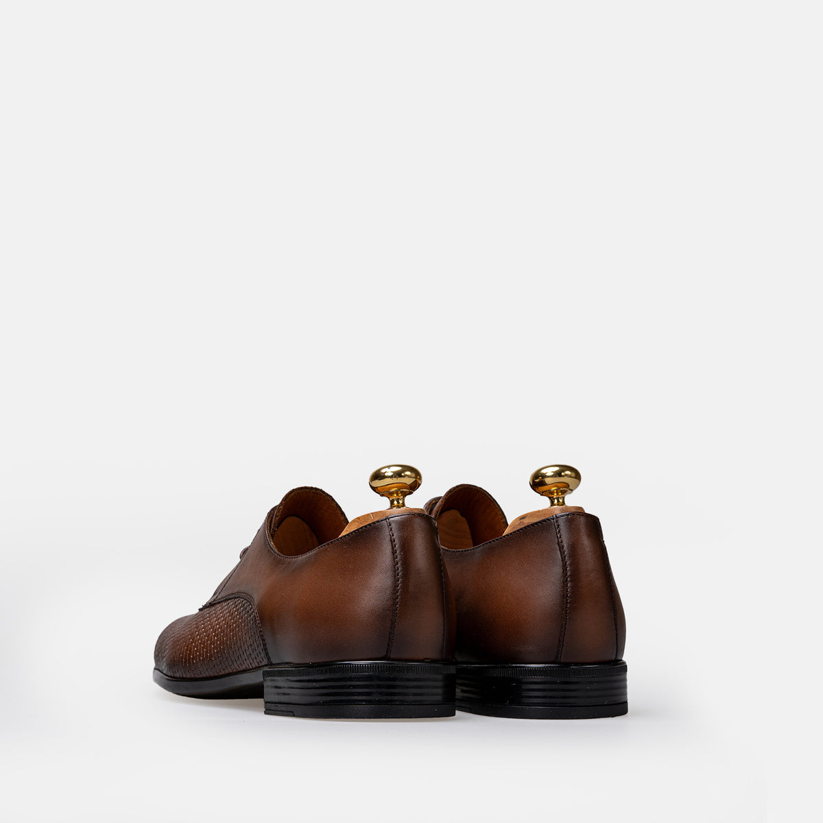 Volzak 5424 chaussure en cuir Marron Vintage