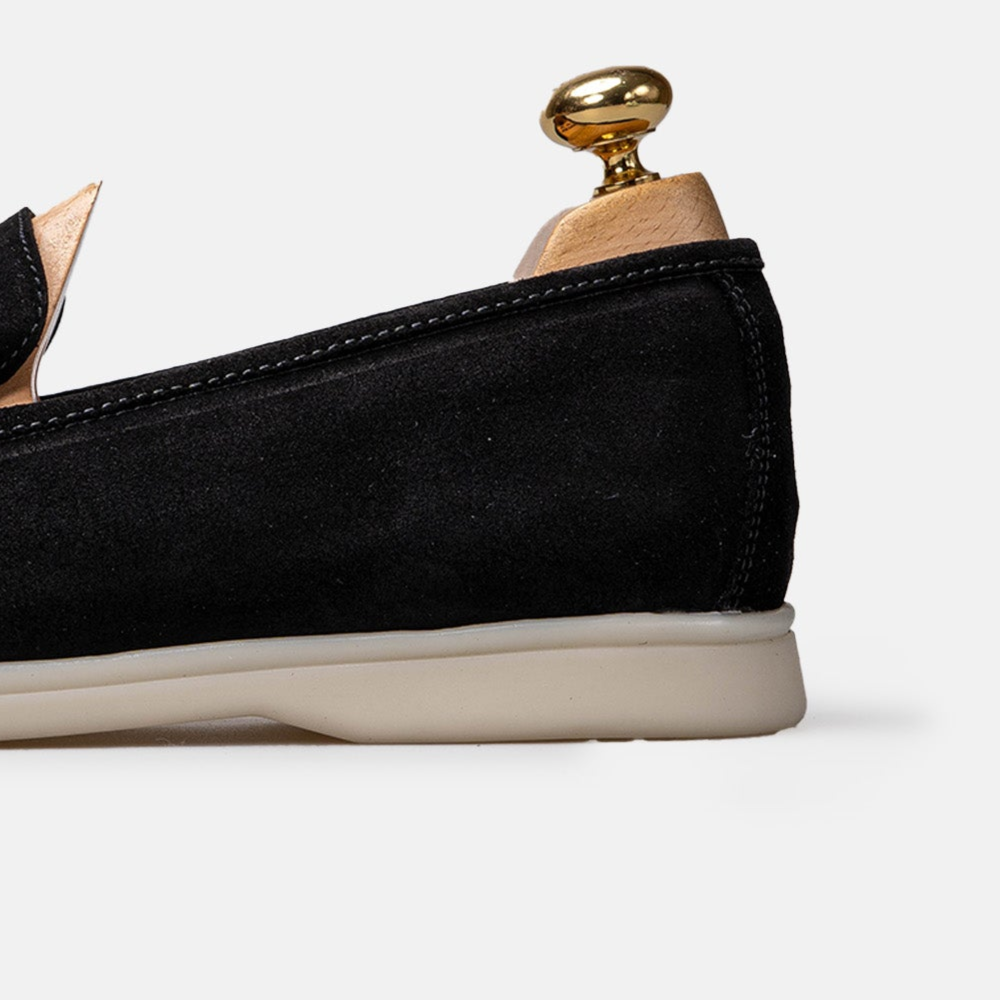 Volzak 3061 Black Suede Loafer