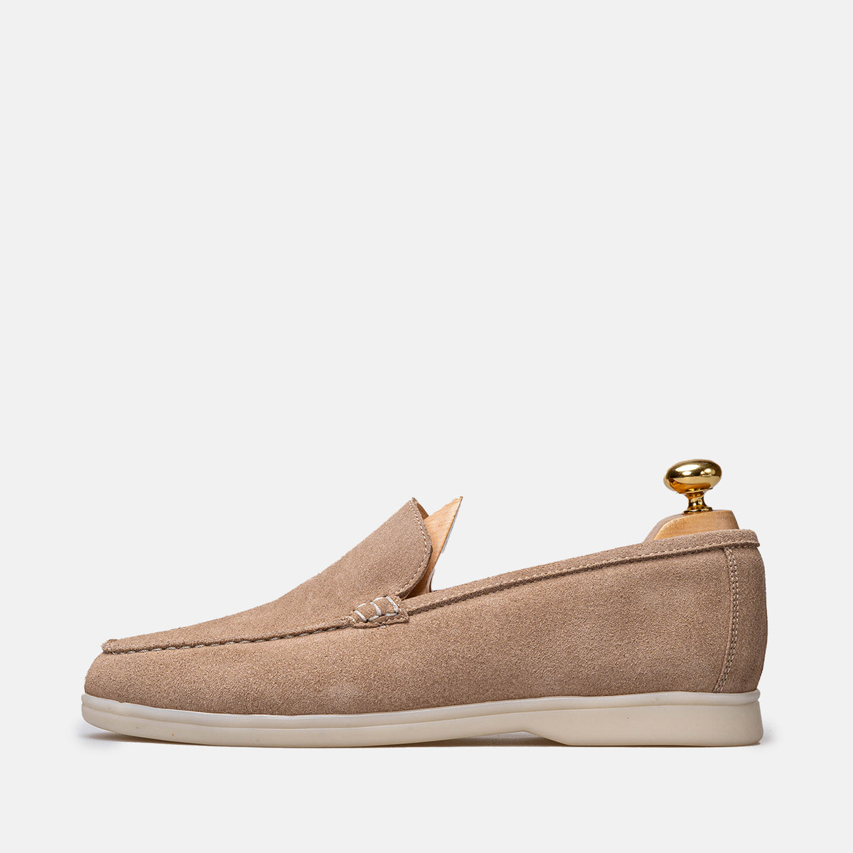 Volzak 3061 Beige suede moccasin