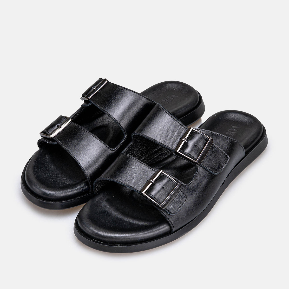 Volzak 5426 Sandale en cuir Noir