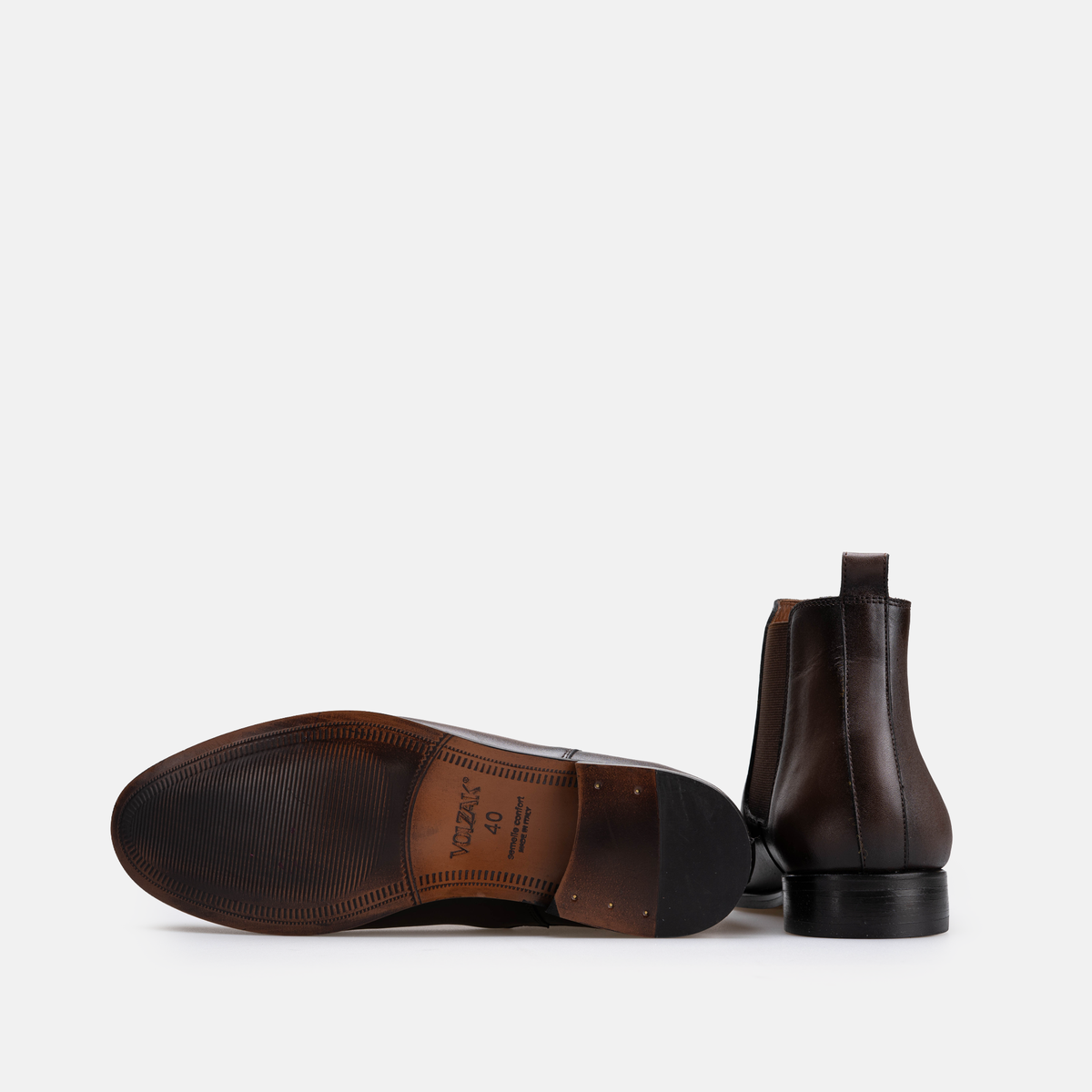 Volzak 5514 Bottine en cuir Marron