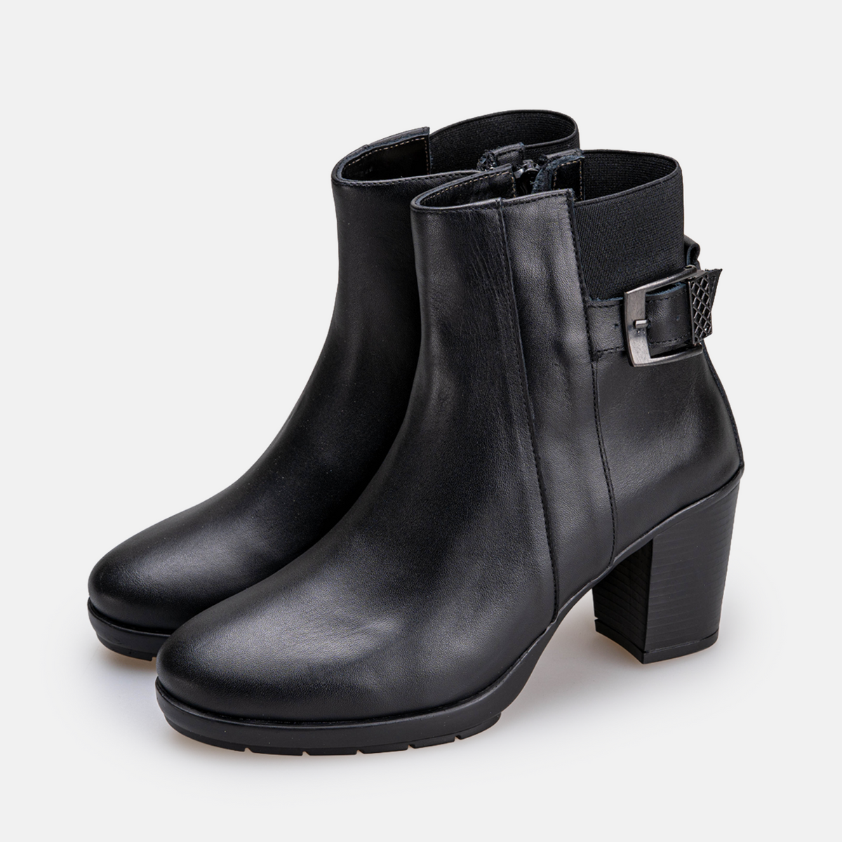 Volzak 2025 Bottine en cuir Noir