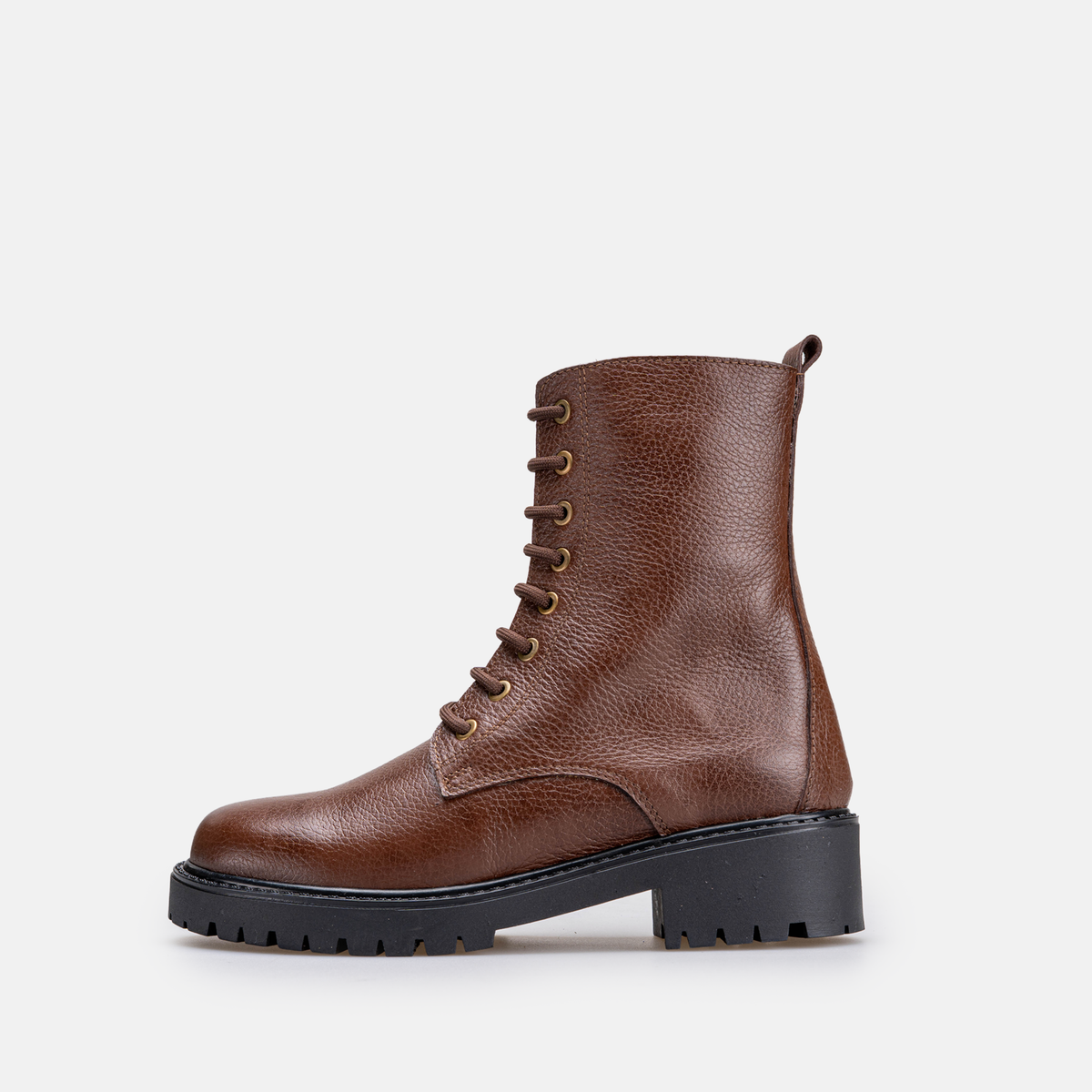 Volzak 4009 Bottine en cuir Marron Grainé