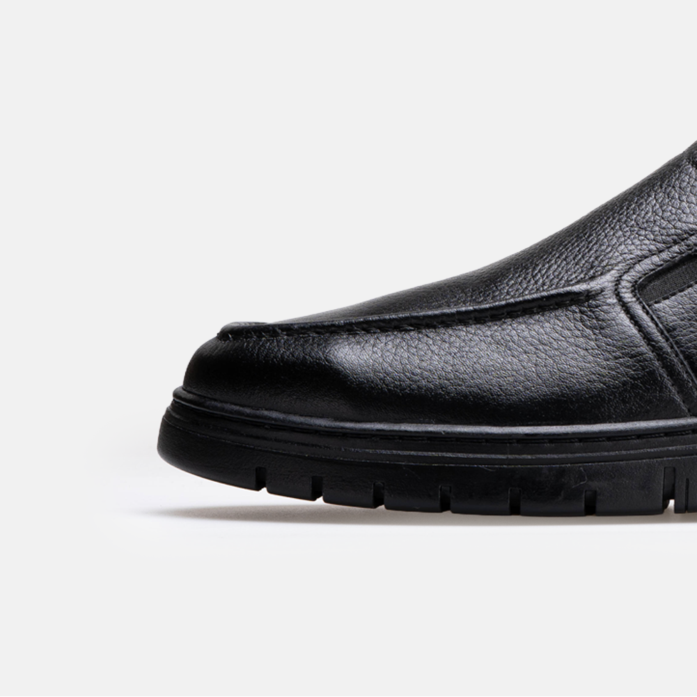 Volzak 5518 chaussure en cuir Noir Grainé