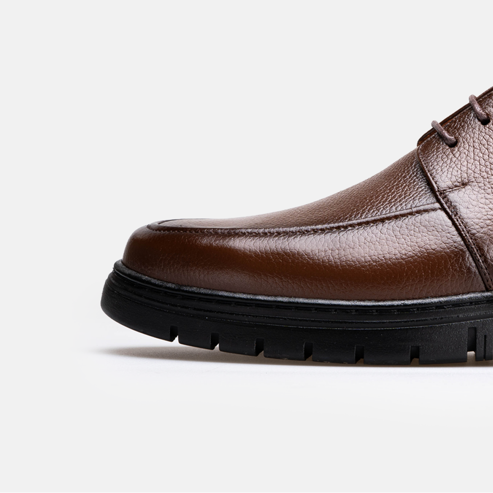 Volzak 5519 chaussure en cuir Marron Grainé