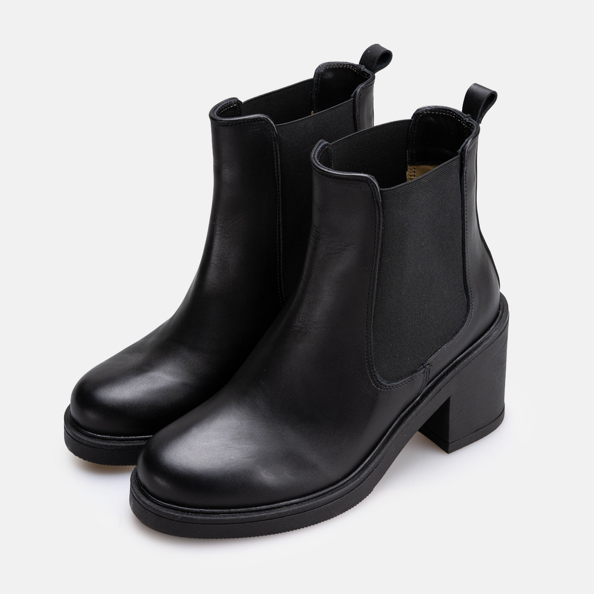 Volzak 4012 Bottine en cuir Noir