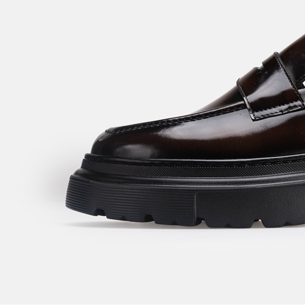 Volzak 5530 chaussure en cuir Marron Démasquable