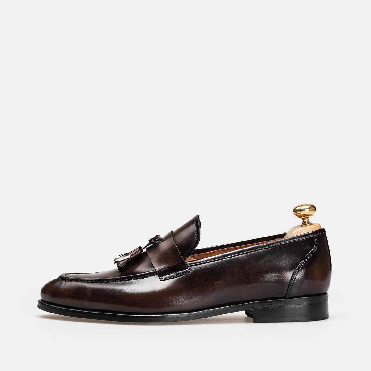 Volzak 5346 chaussure en cuir Démasquable Marron vintage