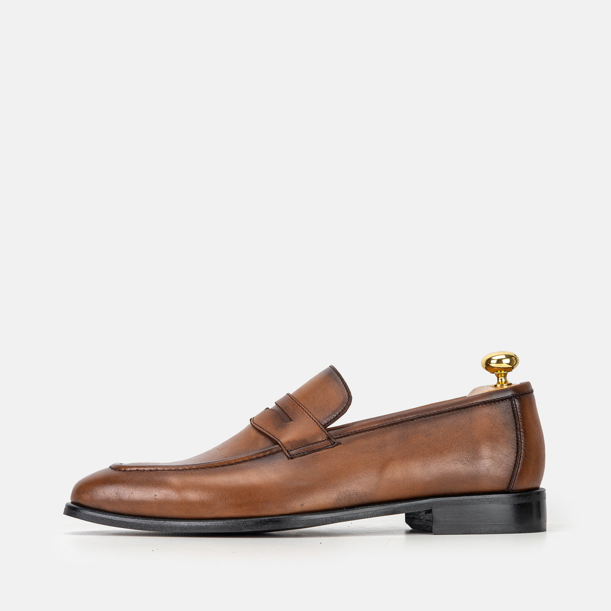 Volzak 5330 chaussure en cuir Marron Vintage