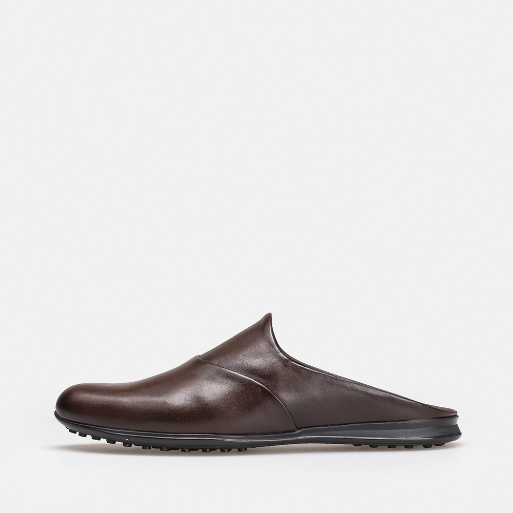 Volzak 5402 Mule en cuir Marron