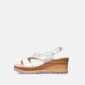 Volzak 5014 Leather Sandal White