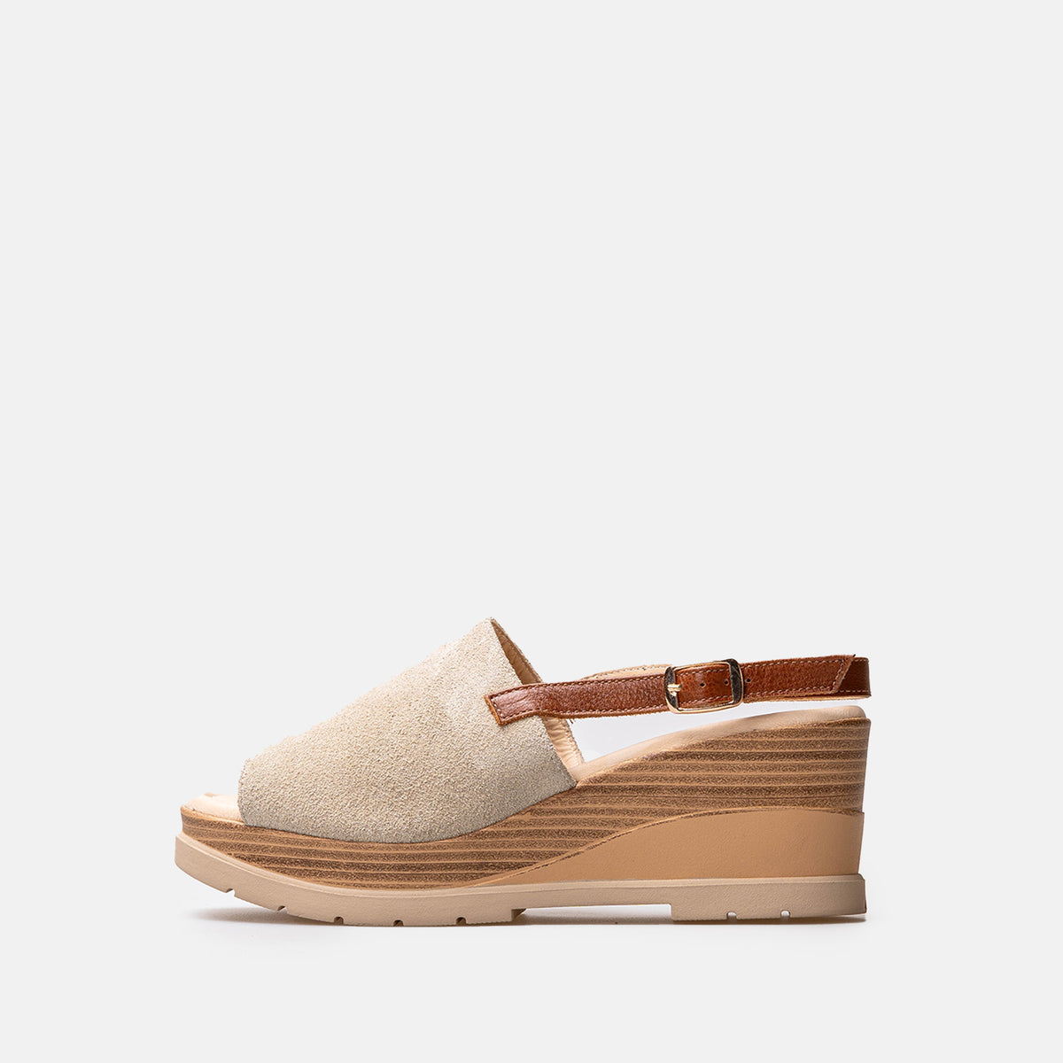 Volzak 5010 Suede sandal Beige