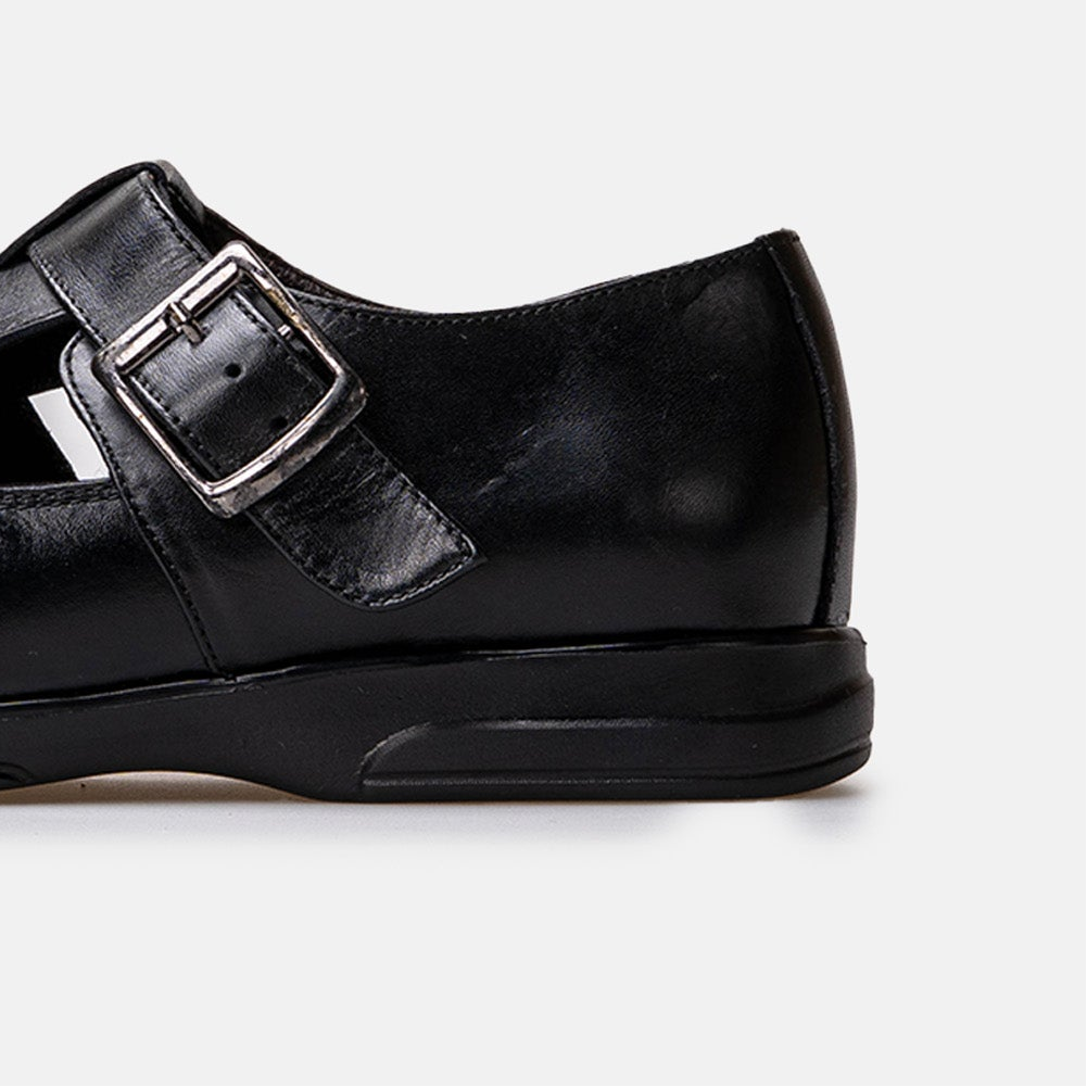 Volzak 5422 Sandale en cuir Noir