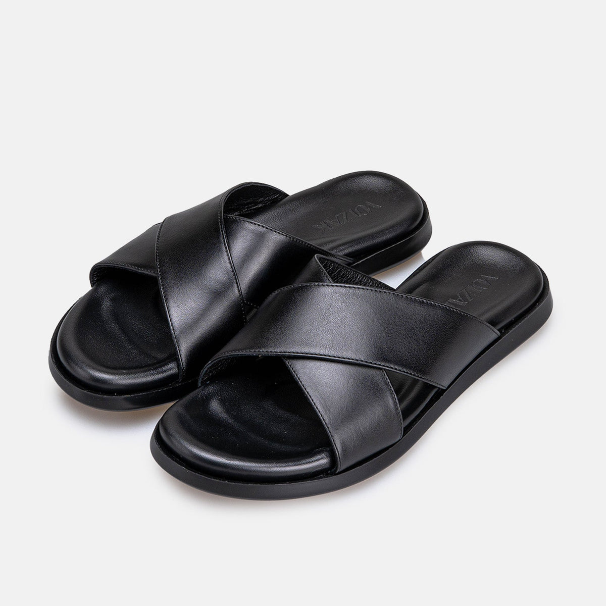 Volzak 5425 Sandale en cuir Noir