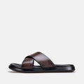 Volzak 5425 Sandale en cuir Marron