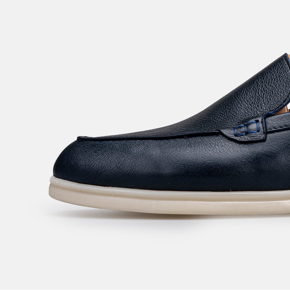 Volzak 3061 s Mocassin en cuir Bleu