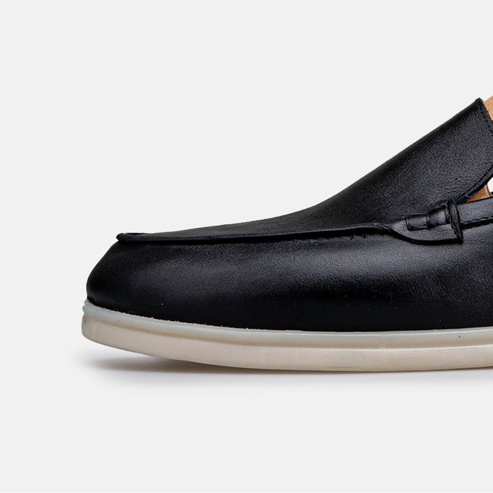 Volzak 3061 s Mocassin en cuir Noir