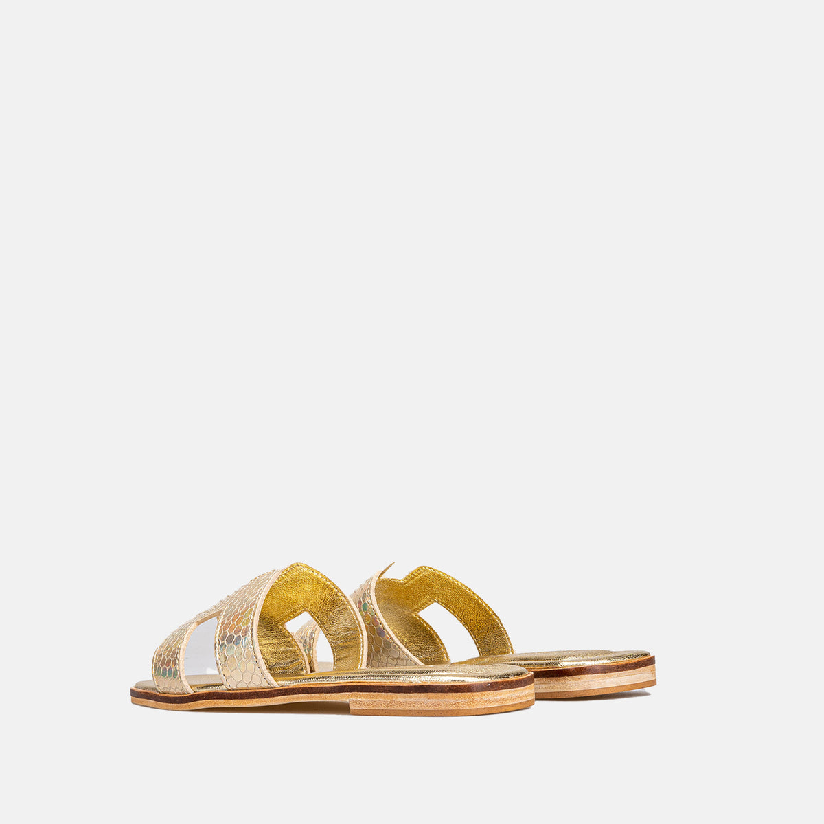 Volzak 900 Sandale en cuir Doré (Édition Limitée)