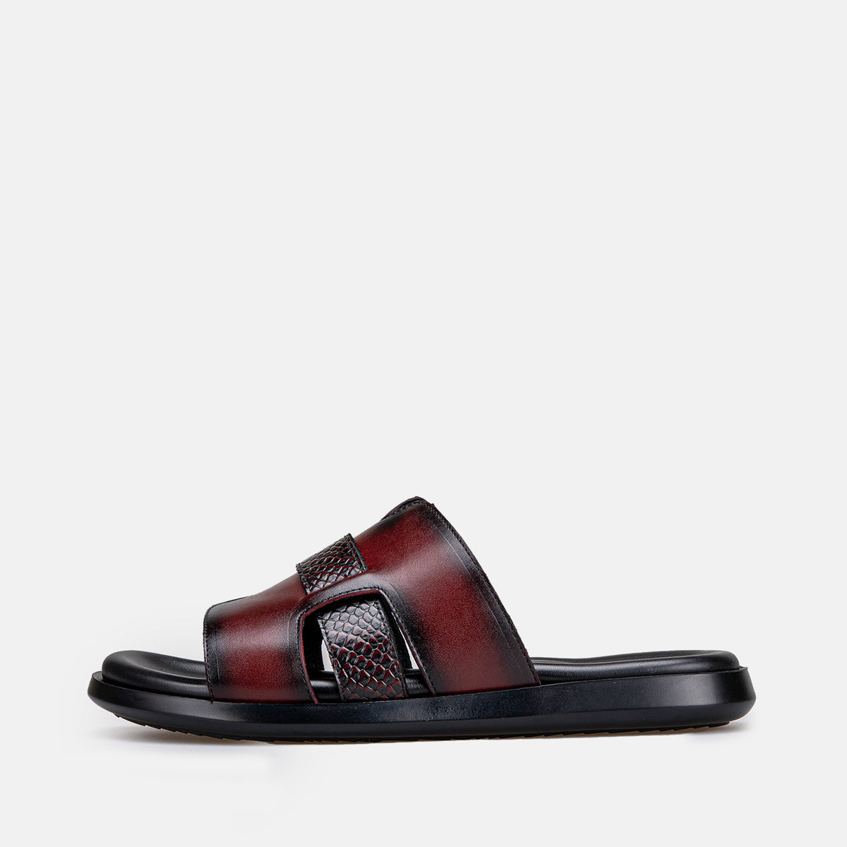 Volzak 5427 Sandale en cuir Bordeaux