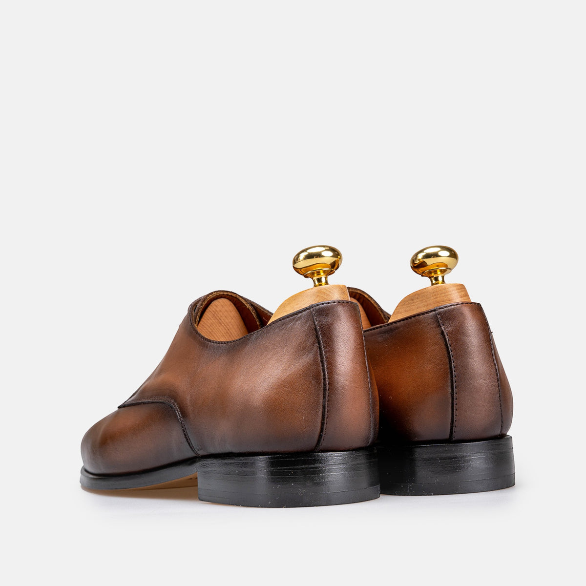 Volzak 5431 chaussure en cuir Marron Vintage