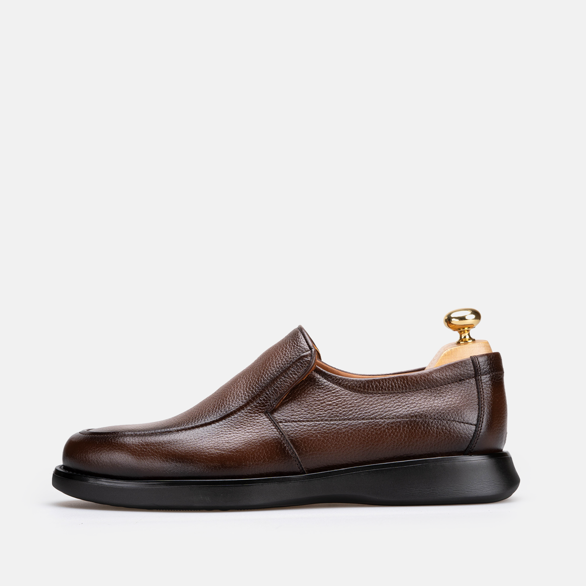 Volzak 5512 chaussure en cuir Marron Grainé