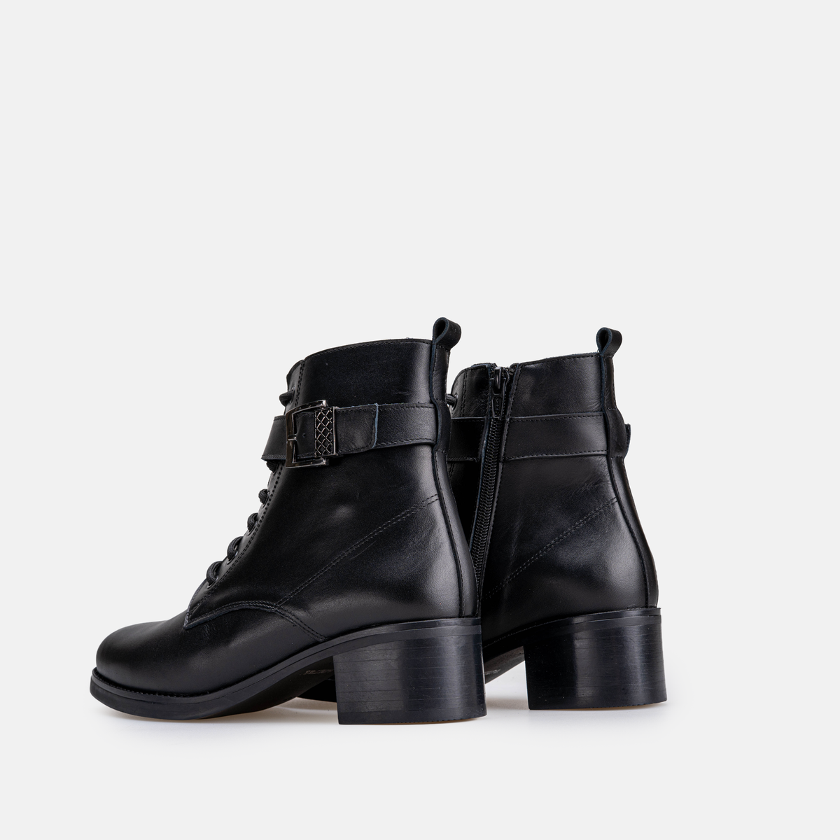 Volzak 1100 Bottine en cuir Noir