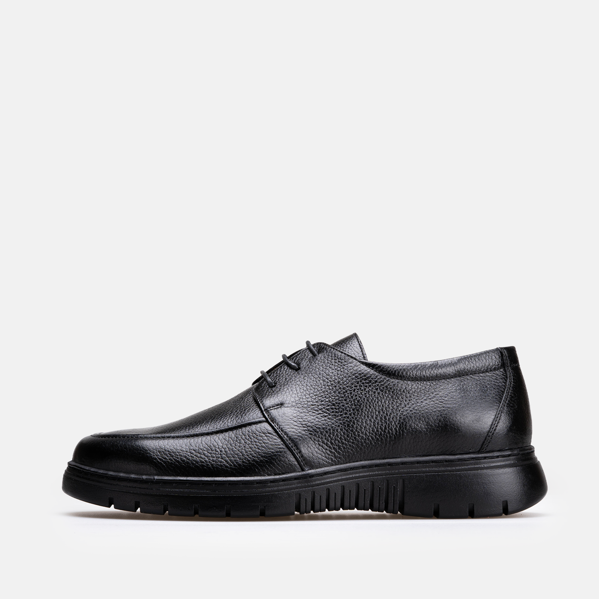 Volzak 5519 chaussure en cuir Noir Grainé