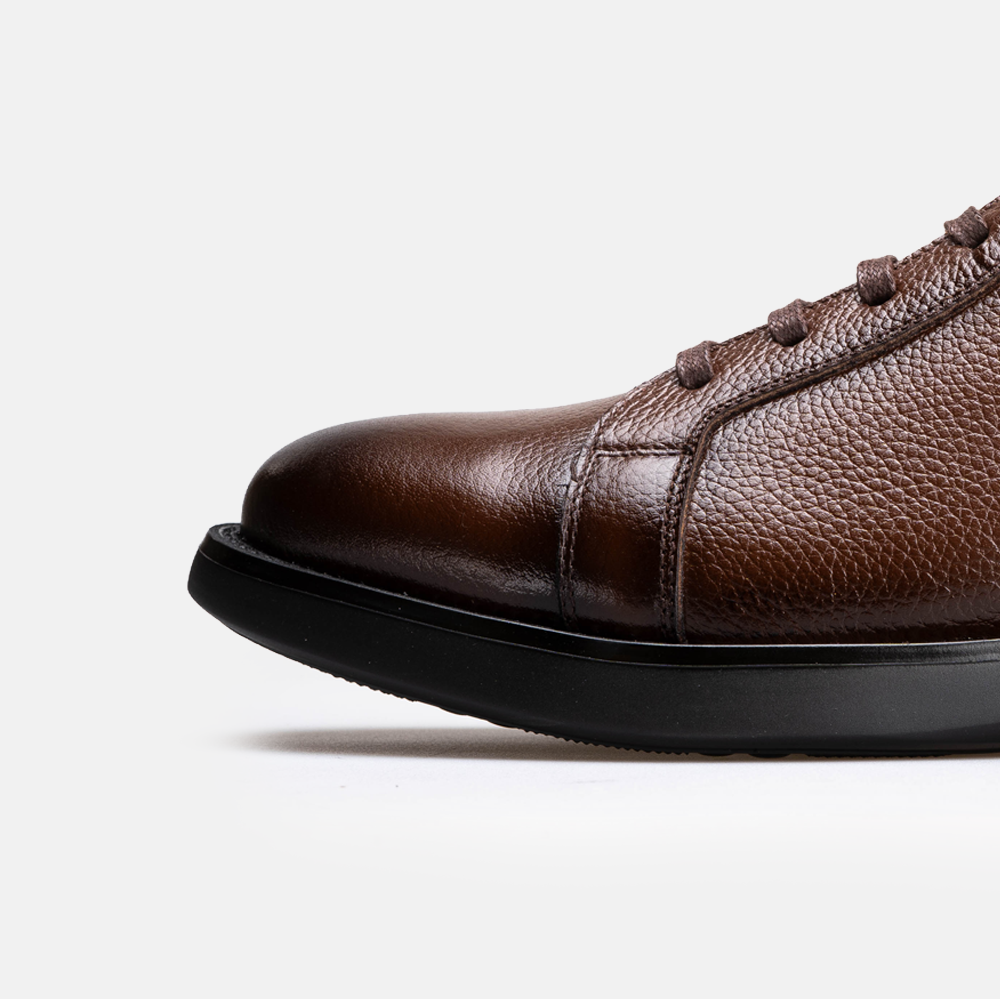 Volzak 5520 Bottine en cuir Marron Grainé