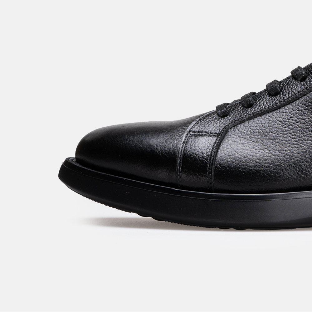 Volzak 5520 Bottine en cuir Noir Grainé