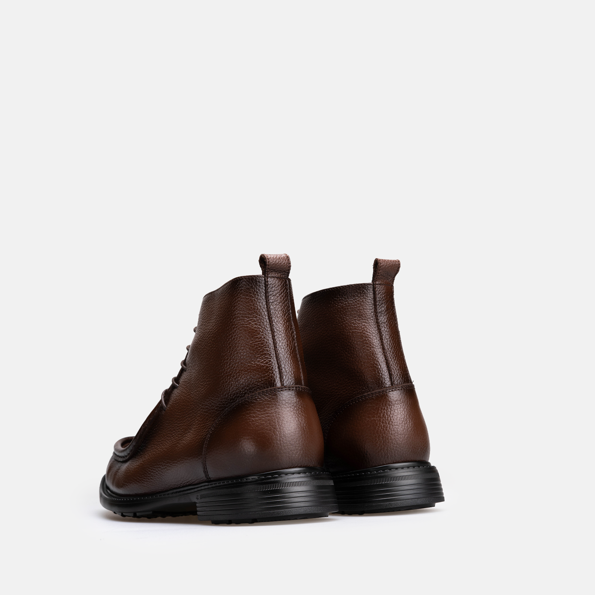 Volzak 5515 Bottine en cuir Marron Grainé