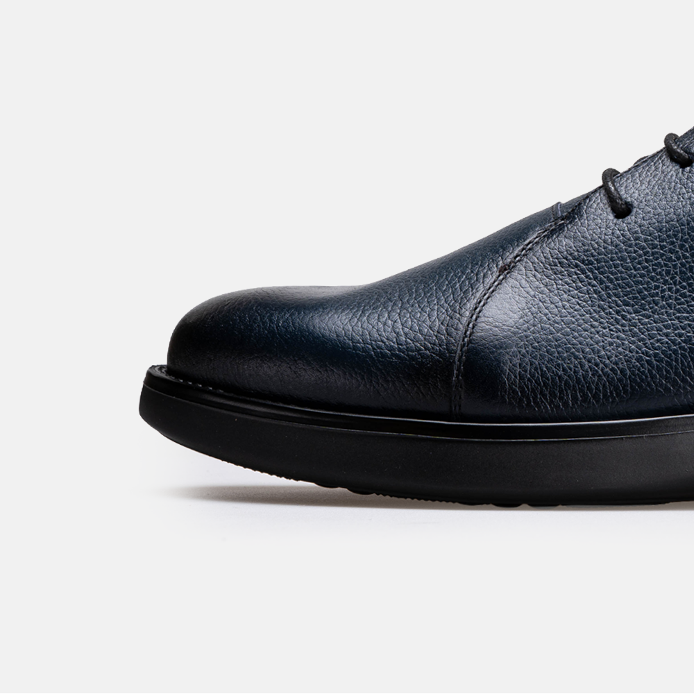 Volzak 5521 Bottine en cuir Bleu Grainé