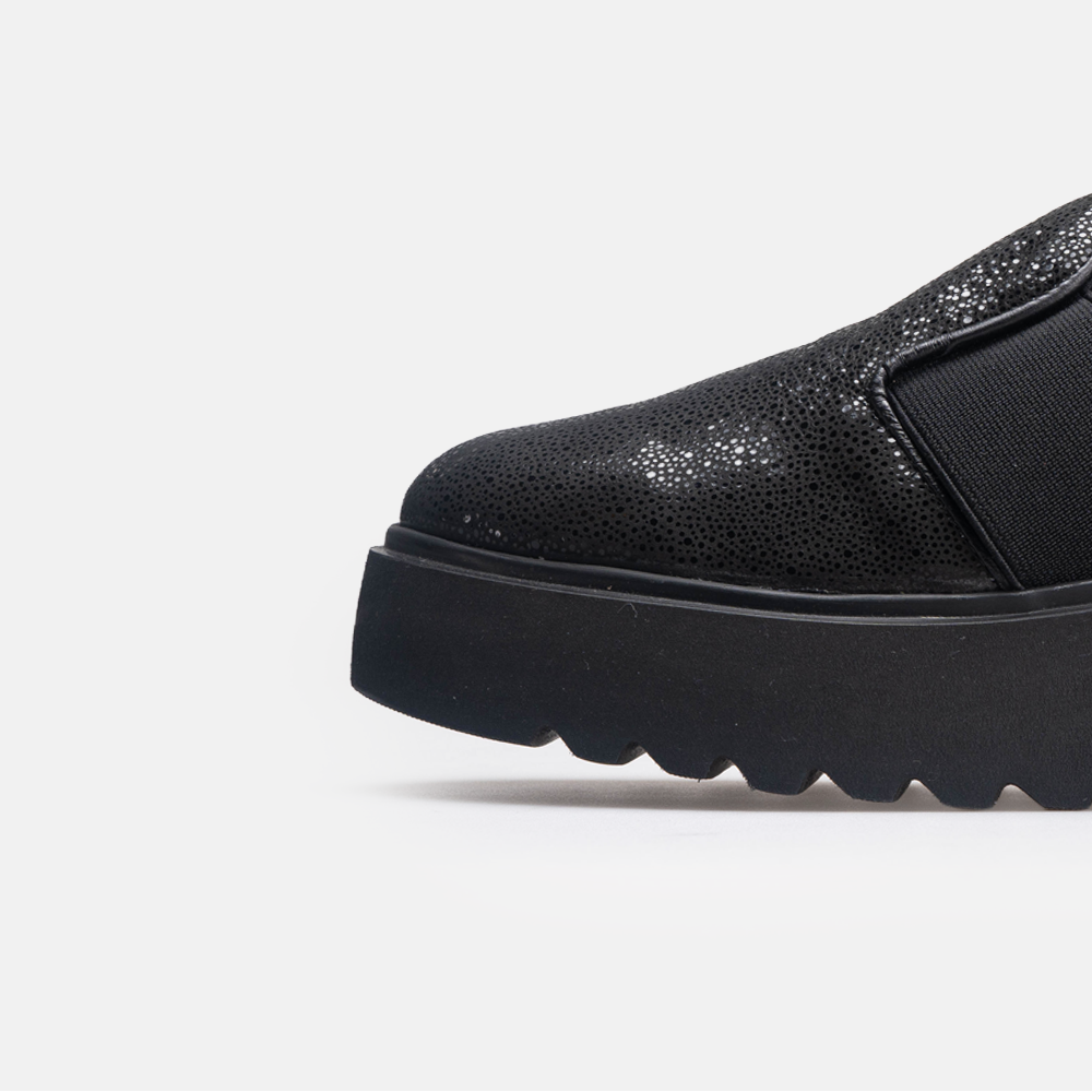 Volzak 618 Chaussure en nubuck Noir