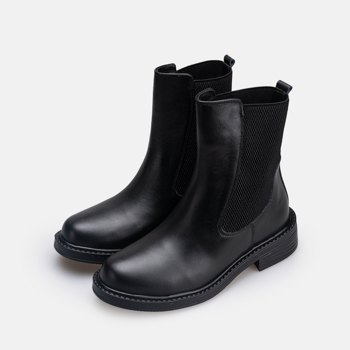 Volzak 2023 Bottine en cuir Noir