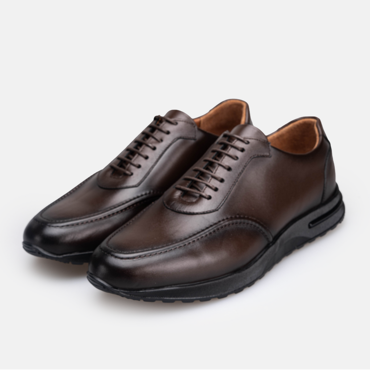 Volzak 5526 basket en cuir Marron