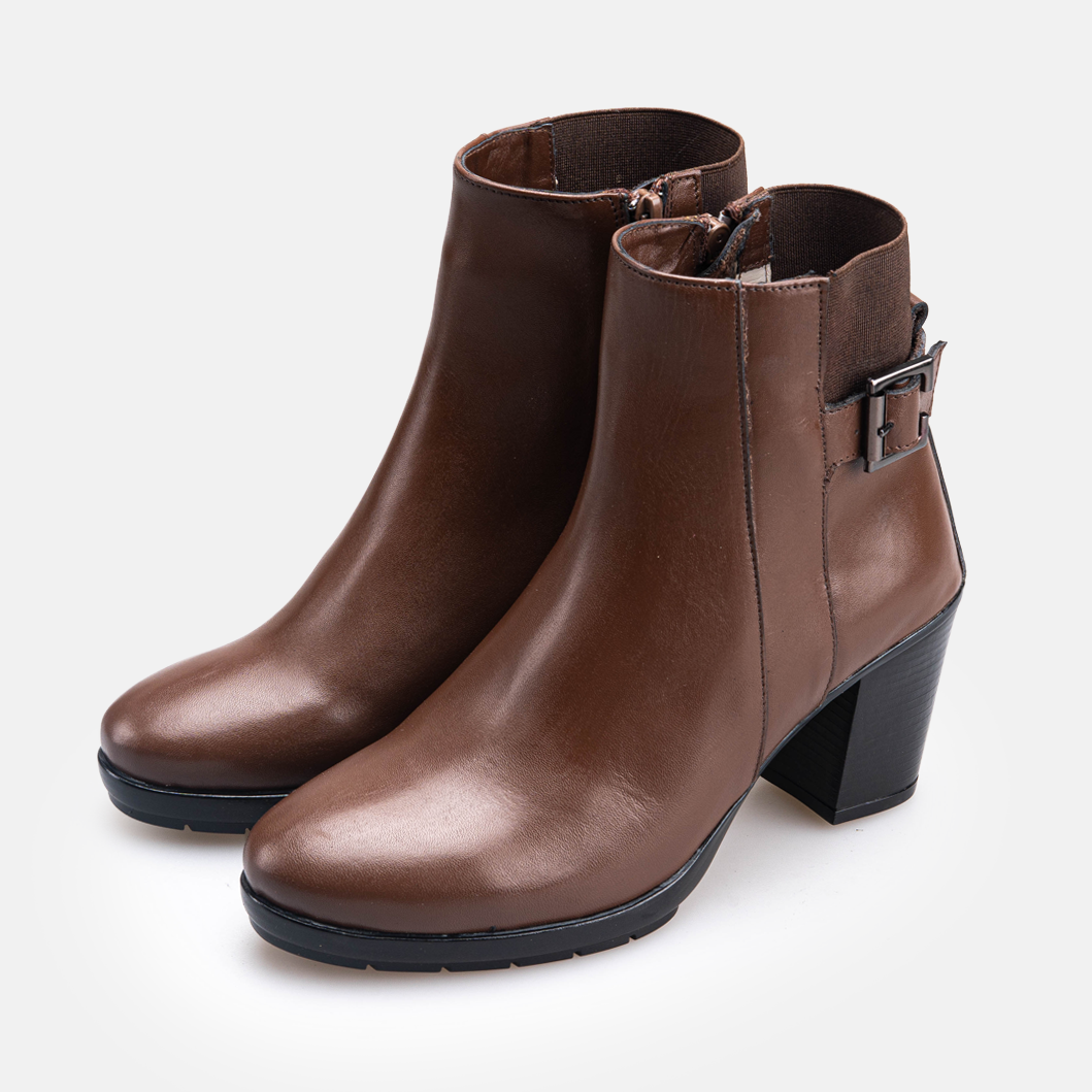 Volzak 3010 Bottine en cuir Marron