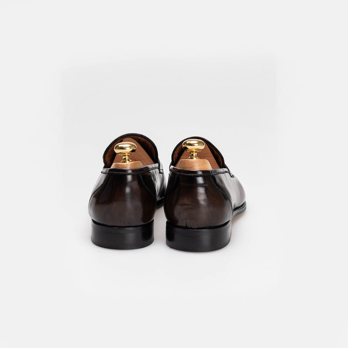 Volzak 5346 chaussure en cuir Démasquable Marron vintage